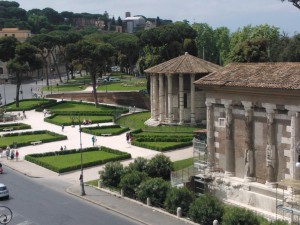 View from my Hotel in Rome