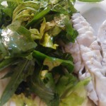 Sea Bass with a Simple Salad