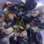 Spagetti with Mussels and Clams 2