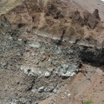 The crater of Mt. Vesuvius