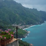 View of the coast from Villa Rufolo