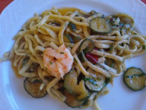 Pasta with Shrimp and Zucchini 2
