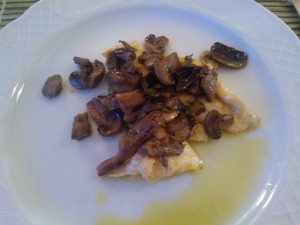 Chicken Scaloppini with a Mushroom Sauté