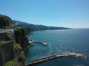 View of the bay on Friday's walk home from work at Ristorante Tasso