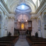 The interior of the Cathedral in Positano