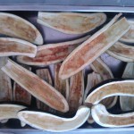 Zucchini shells, ready to be stuffed and baked