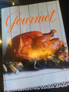 The cover of Gourmet's final November 2009 issue