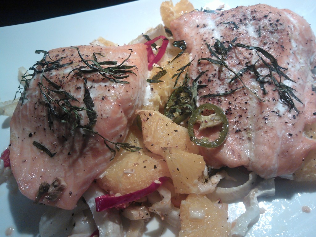 Bon Appetit's 'Slow Roasted Salmon with Fennel, Citrus, and Chilis'