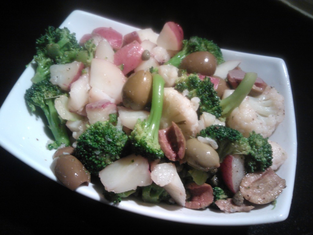 La Cucina Italiana's 'Potato, Cauliflower and Broccoli Salad'