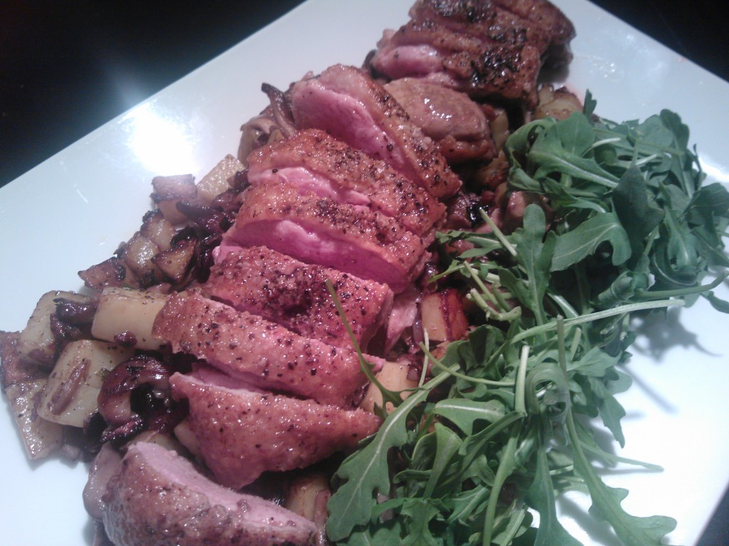 Ming Tsai's 'Pan-Roasted Duck Breast with Mushroom Fricassee'
