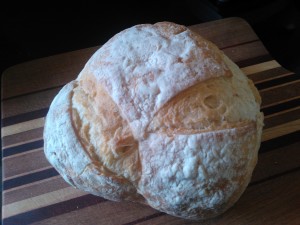 A loaf of ciabatta