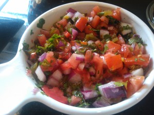 A bowl of Tomato Salsa