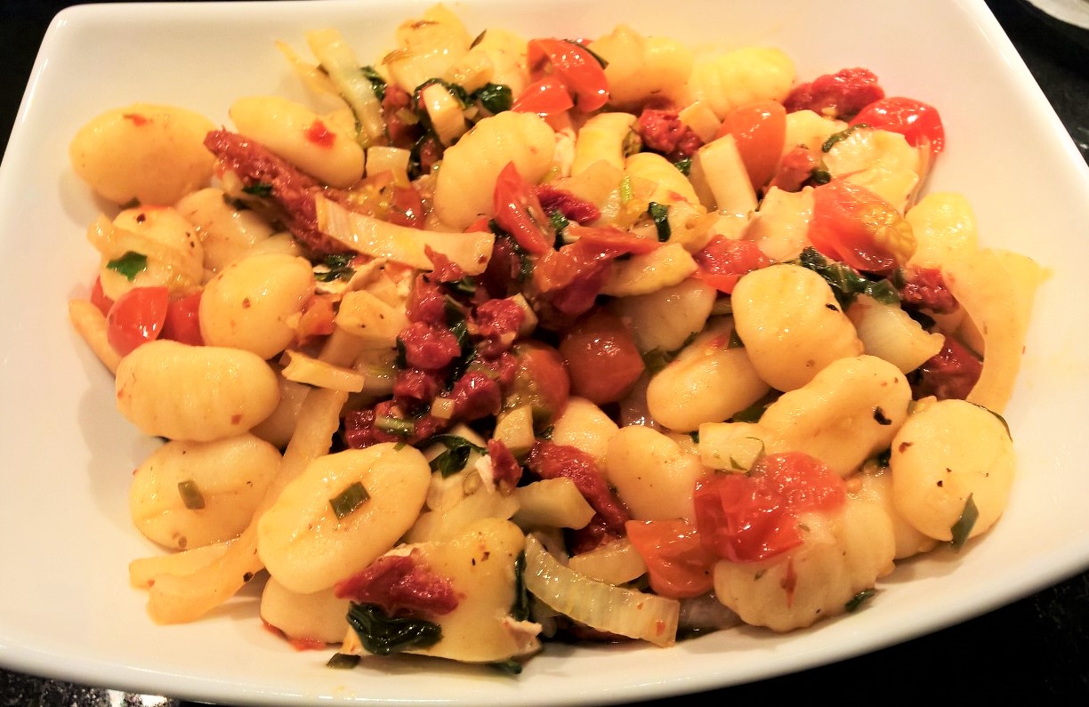 Gnocchi with Fennel, Tomatoes, Sun-Dried Tomatoes