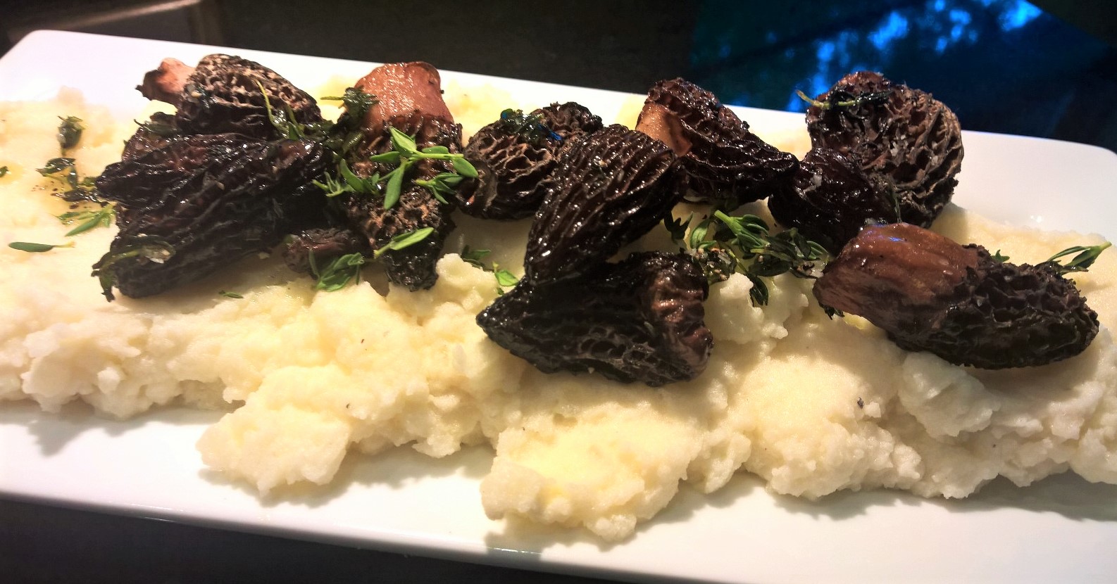 Truffled Potatoes with Morels