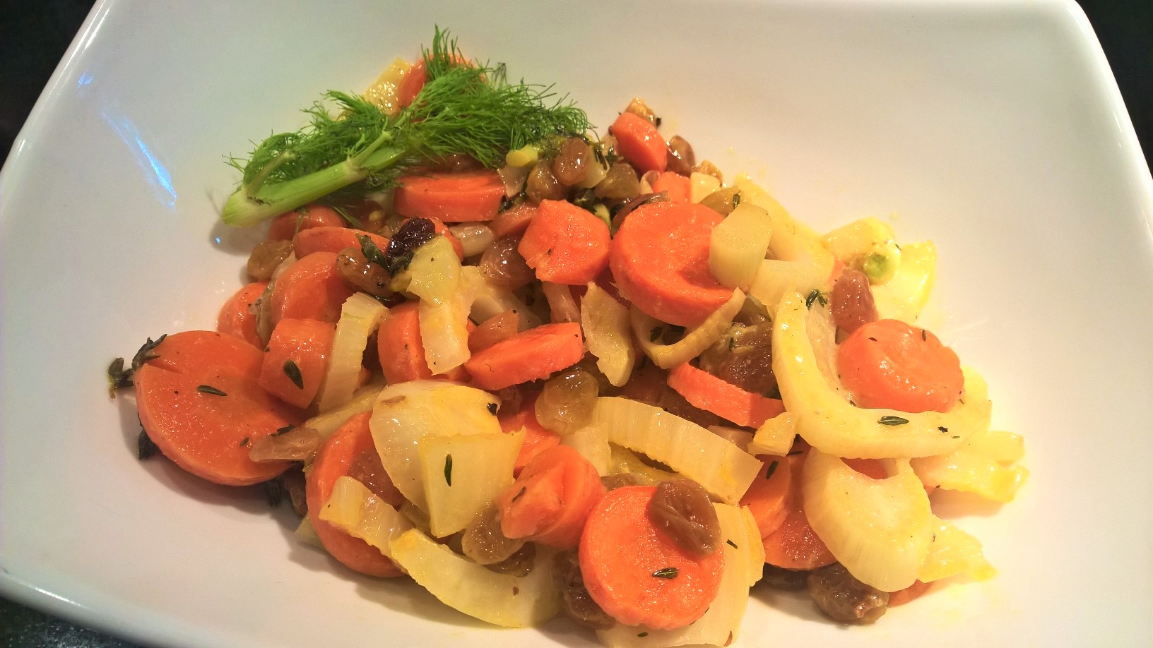 Orange Braised Fennel and Carrots