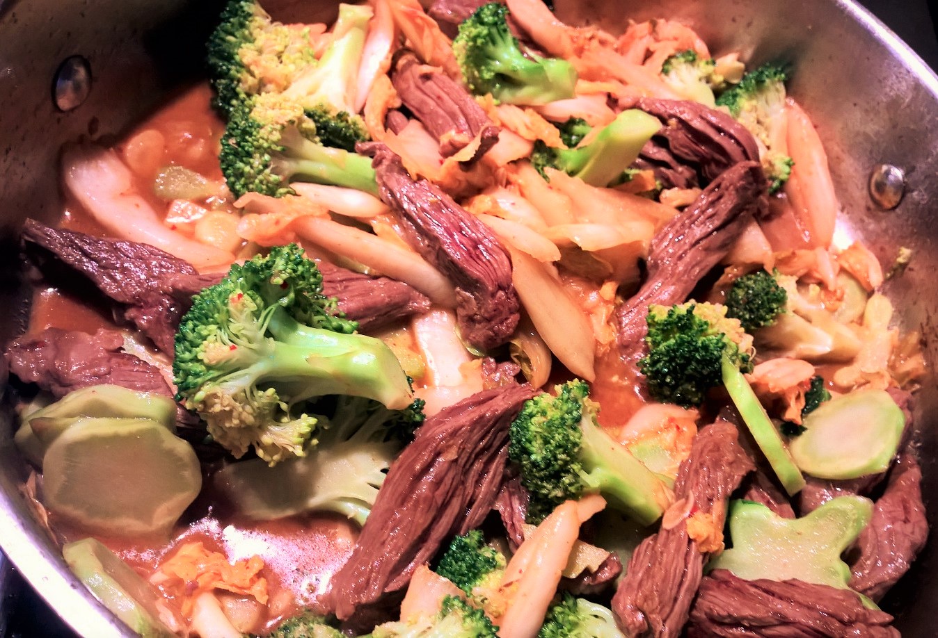 beef-broccoli-kimchi-stir-fry